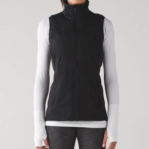 Lululemon Run For Cold Black Vest